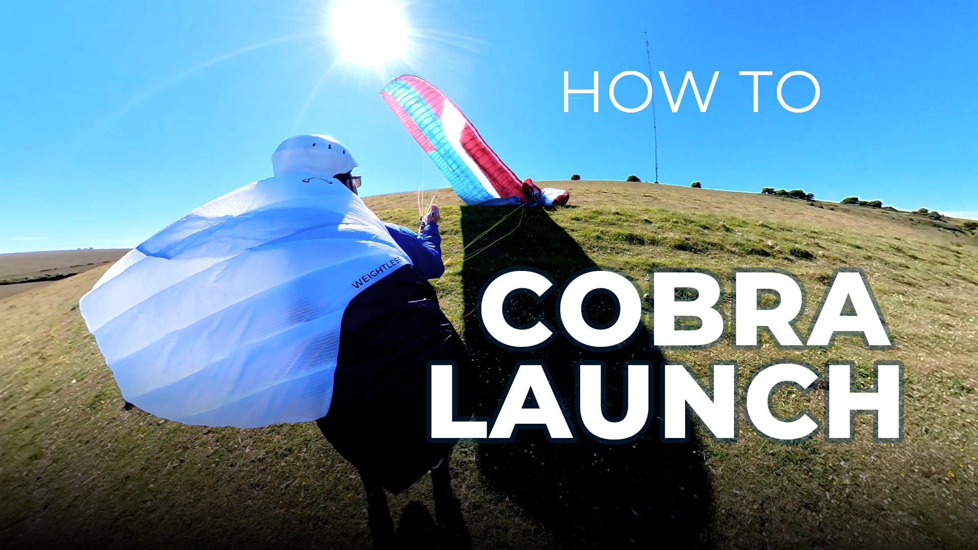 Paragliding Cobra launch