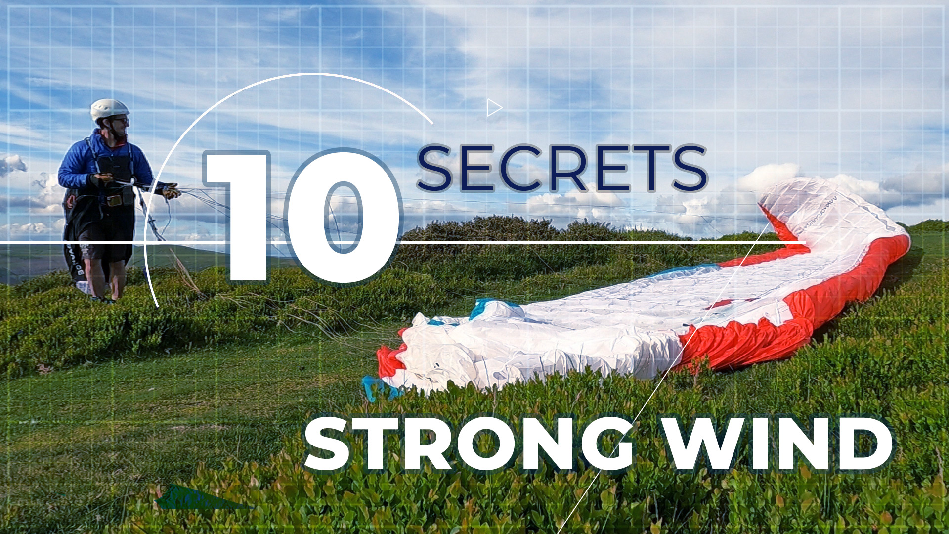 Secrets of paragliding in strong wind