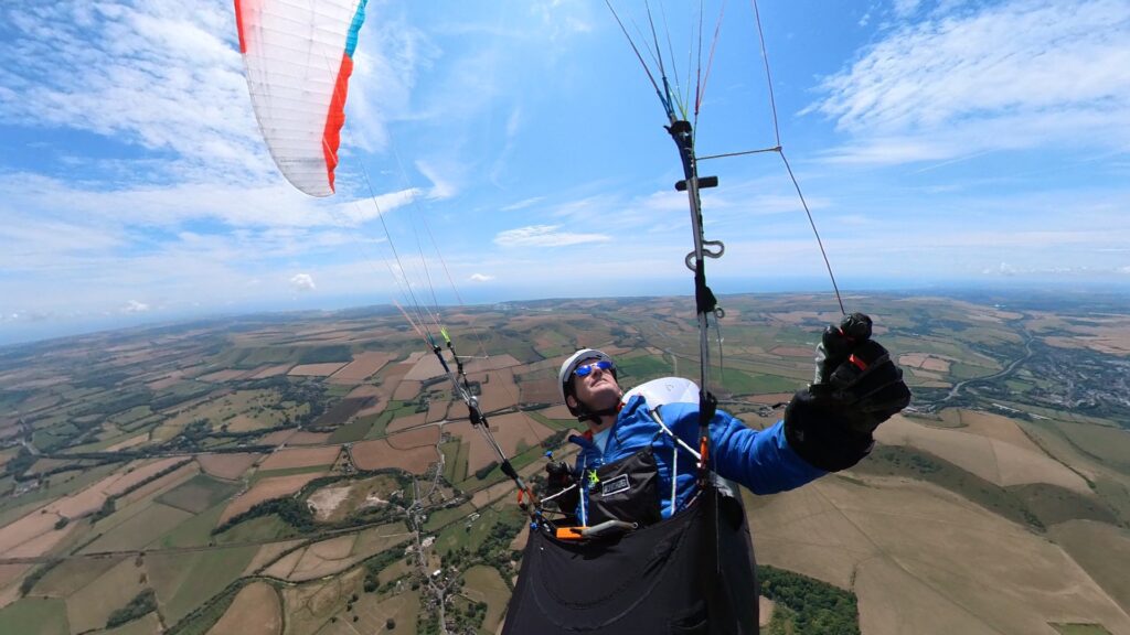 Thermaling a Paraglider is all about feeling the wing